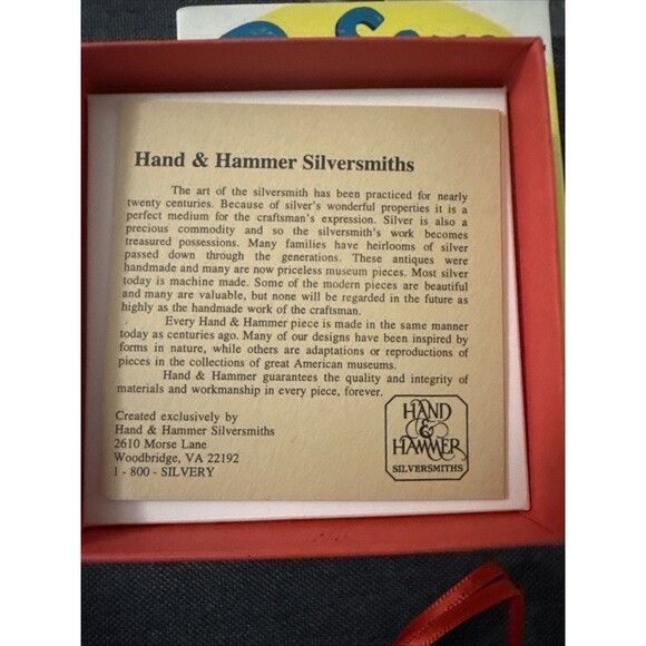 Hand & Hammer 2002 Dr Seuss Grinch Sterling Silver Christmas Ornament Rare! - Picture 6 of 14